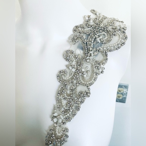 Allure Sash 116 Bridal Rhinestone Belt - Picture 1 of 4